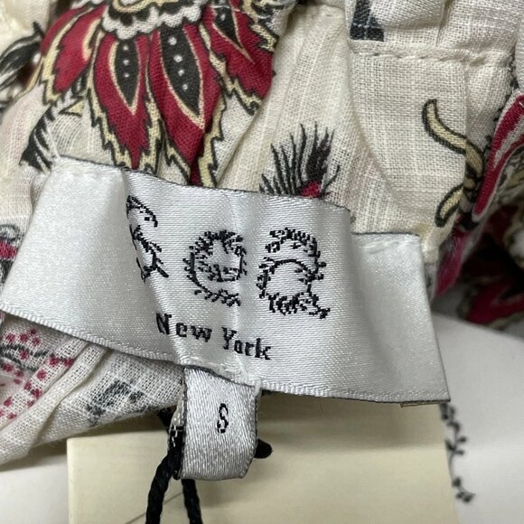 NEW SEA Women's Cassandra Flutter Sleeve Top Size S Multicolor - Picture 6 of 7